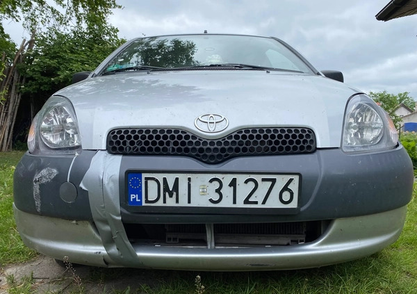 Toyota Yaris cena 2400 przebieg: 279074, rok produkcji 2000 z Płock małe 46